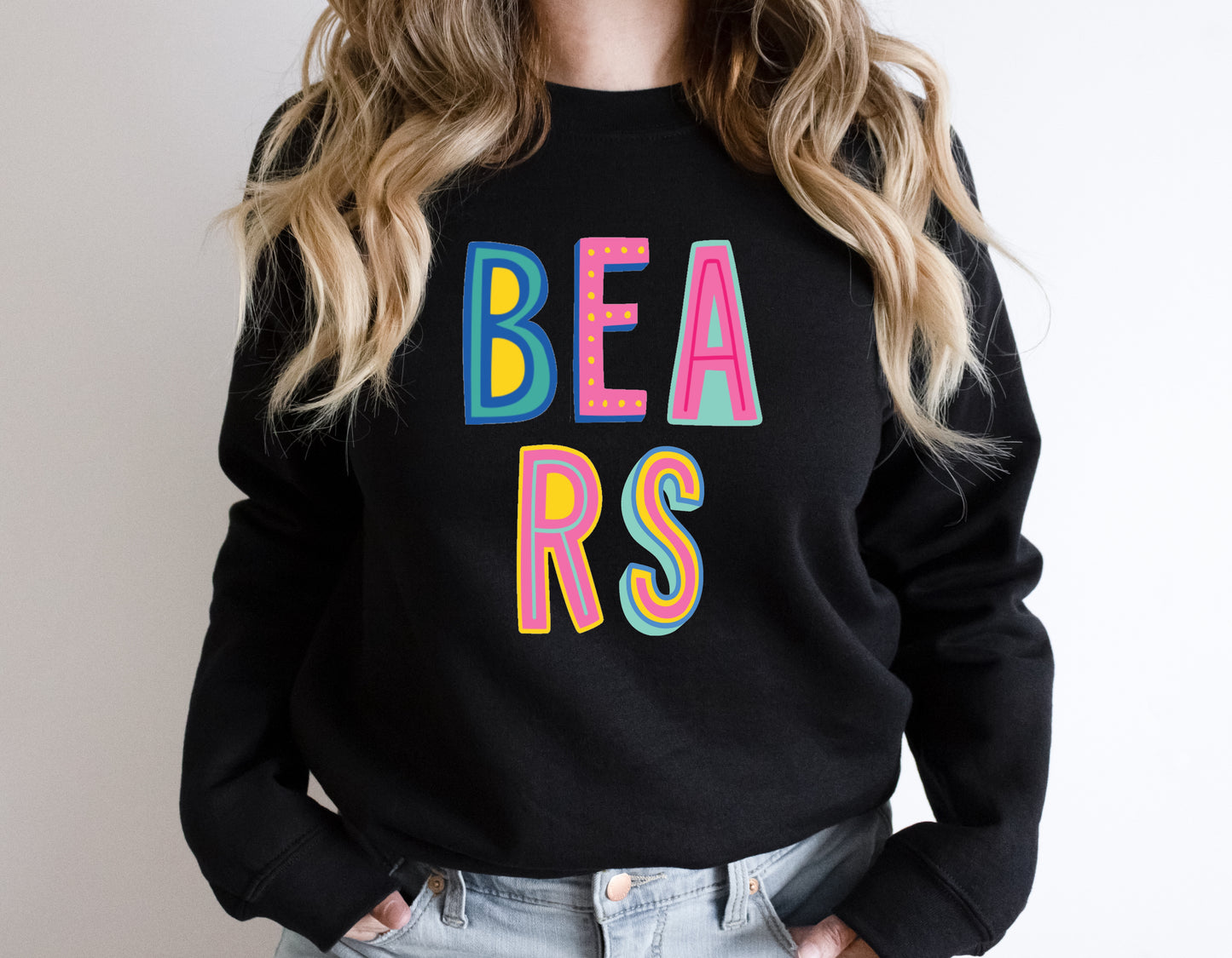 Bears Colorful Graphic Tee