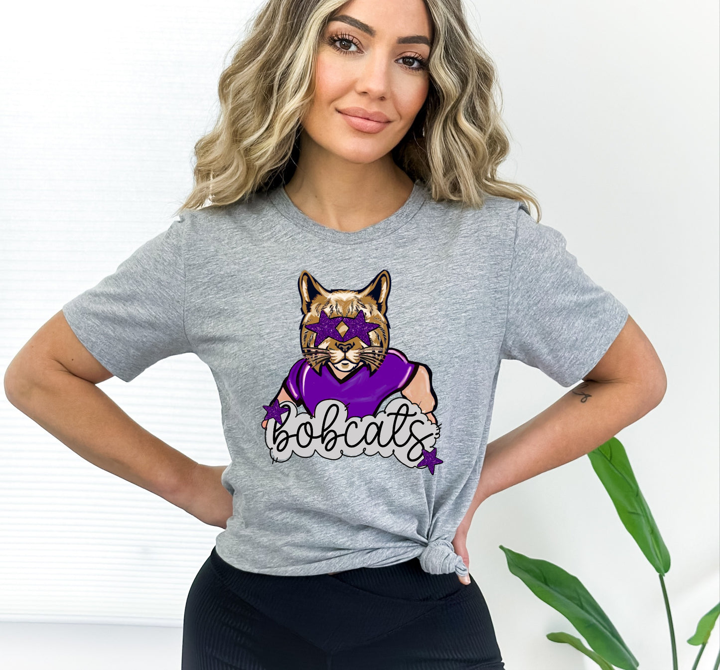 Bobcats Preppy Graphic Tee