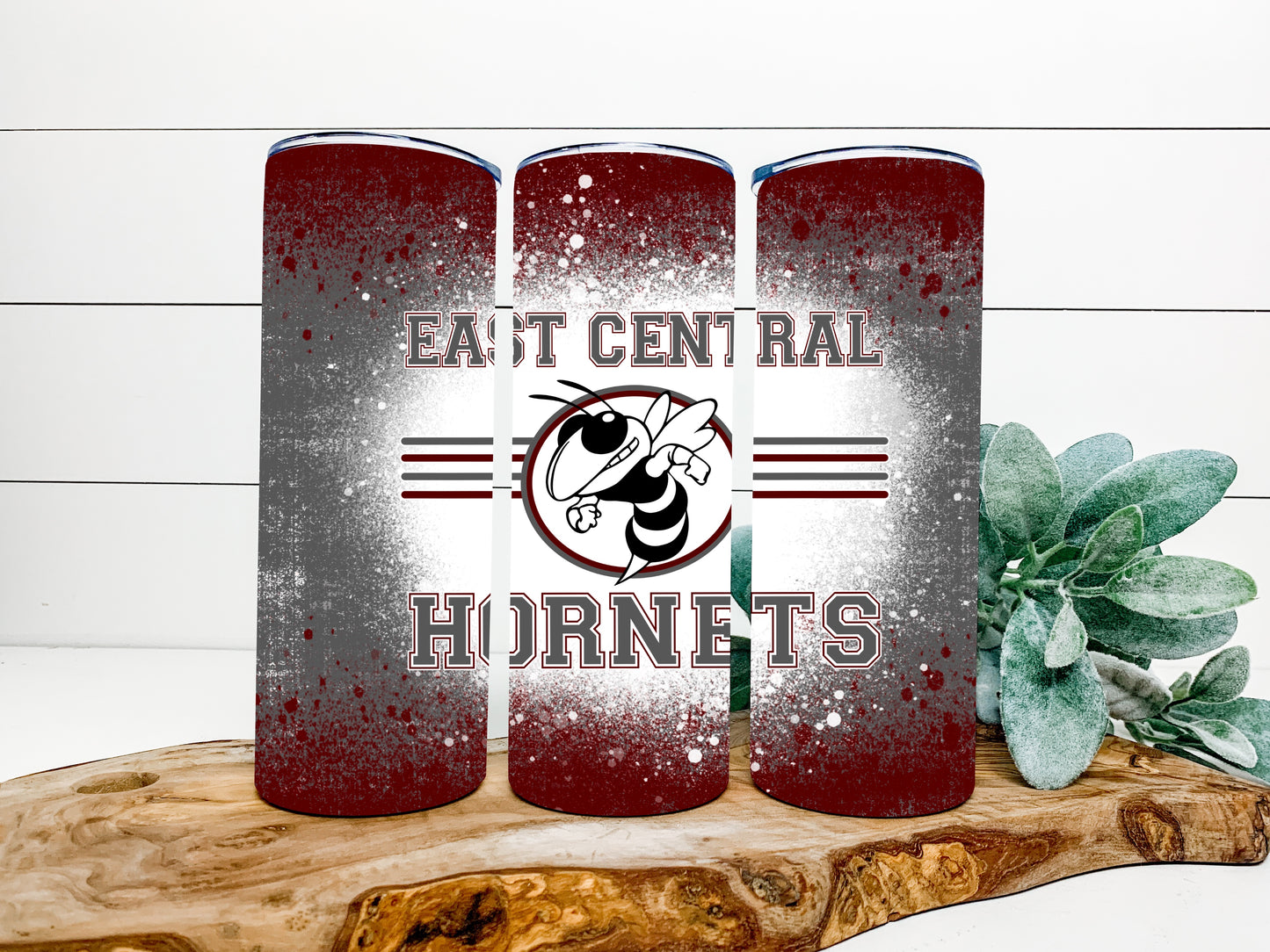 East Central Hornets Completed 20oz Skinny Tumbler