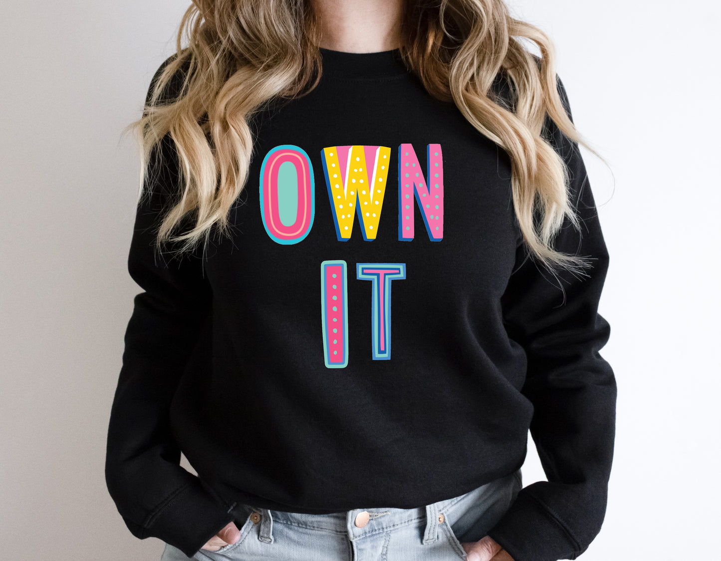 Own It Colorful Graphic Tee