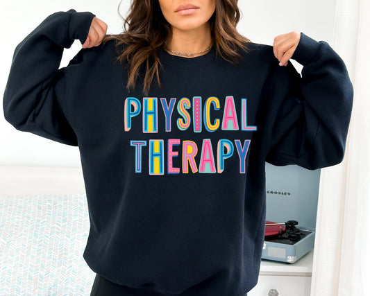 Physical therapy Colorful Graphic Tee