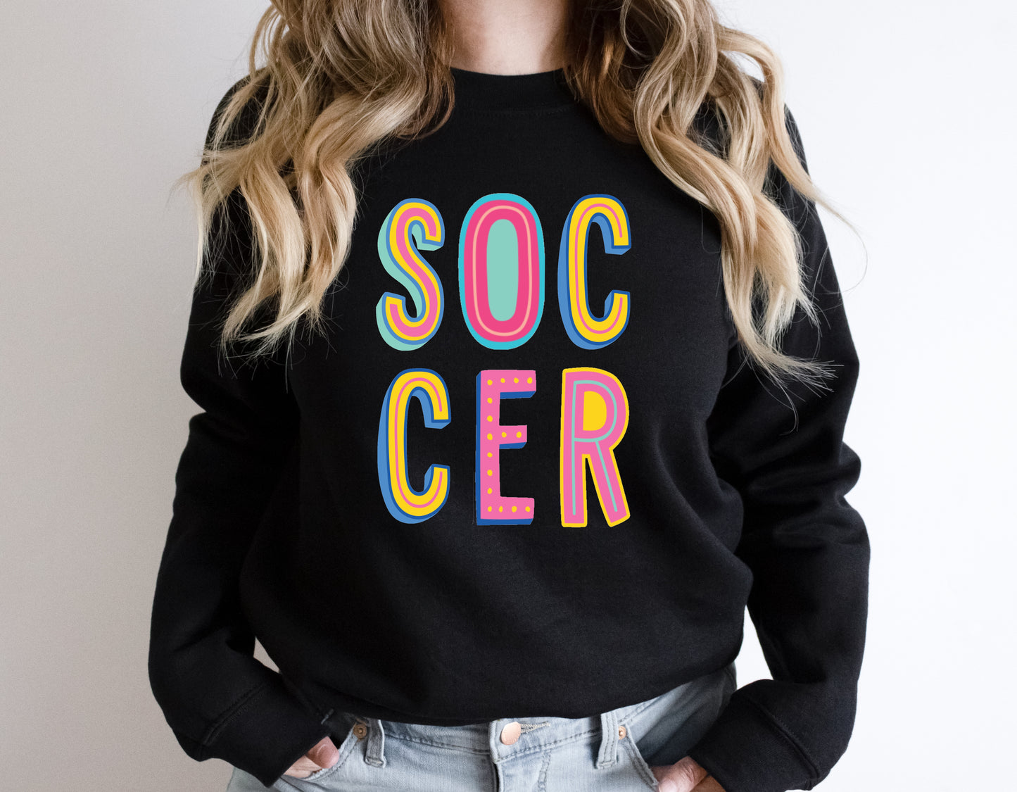 Soccer Colorful Graphic Tee