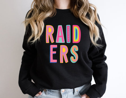 Raiders Colorful Graphic Tee