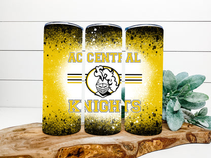 AC Central Knights Completed 20oz Skinny Tumbler