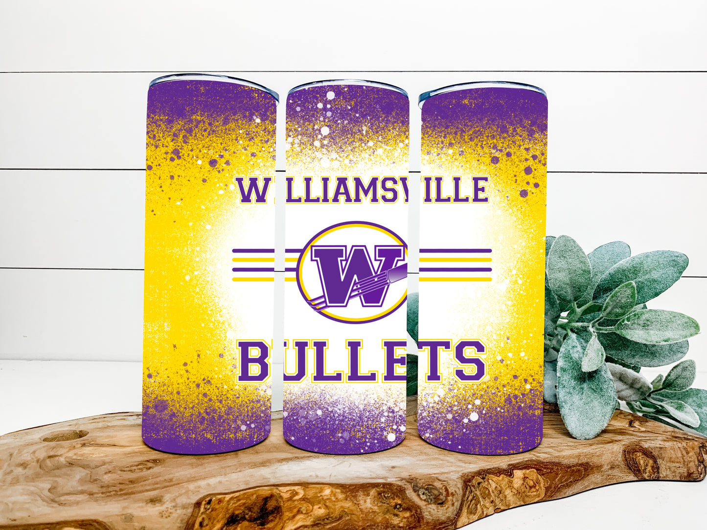 Williamsville Bullets Completed 20oz Skinny Tumbler