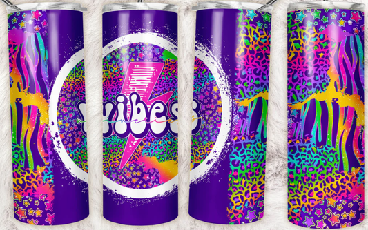 Nineties Vibes Completed 20oz Skinny Tumbler