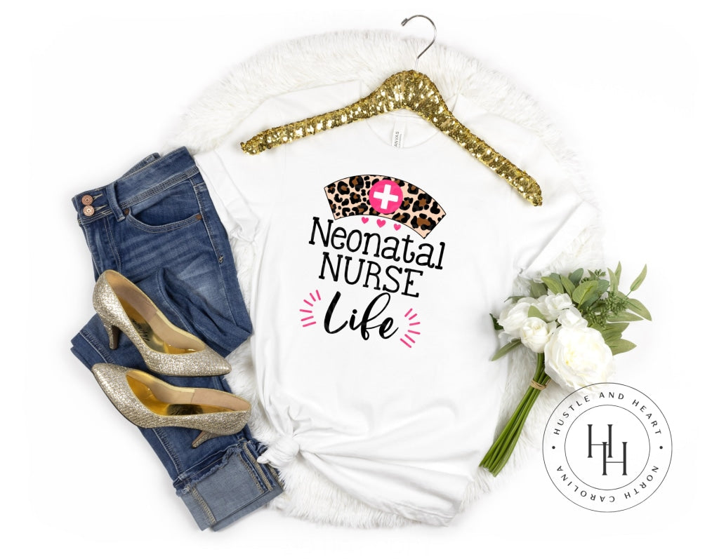 Nurse Life Leopard Hat - Sublimation Transfer Neonatal Sublimation