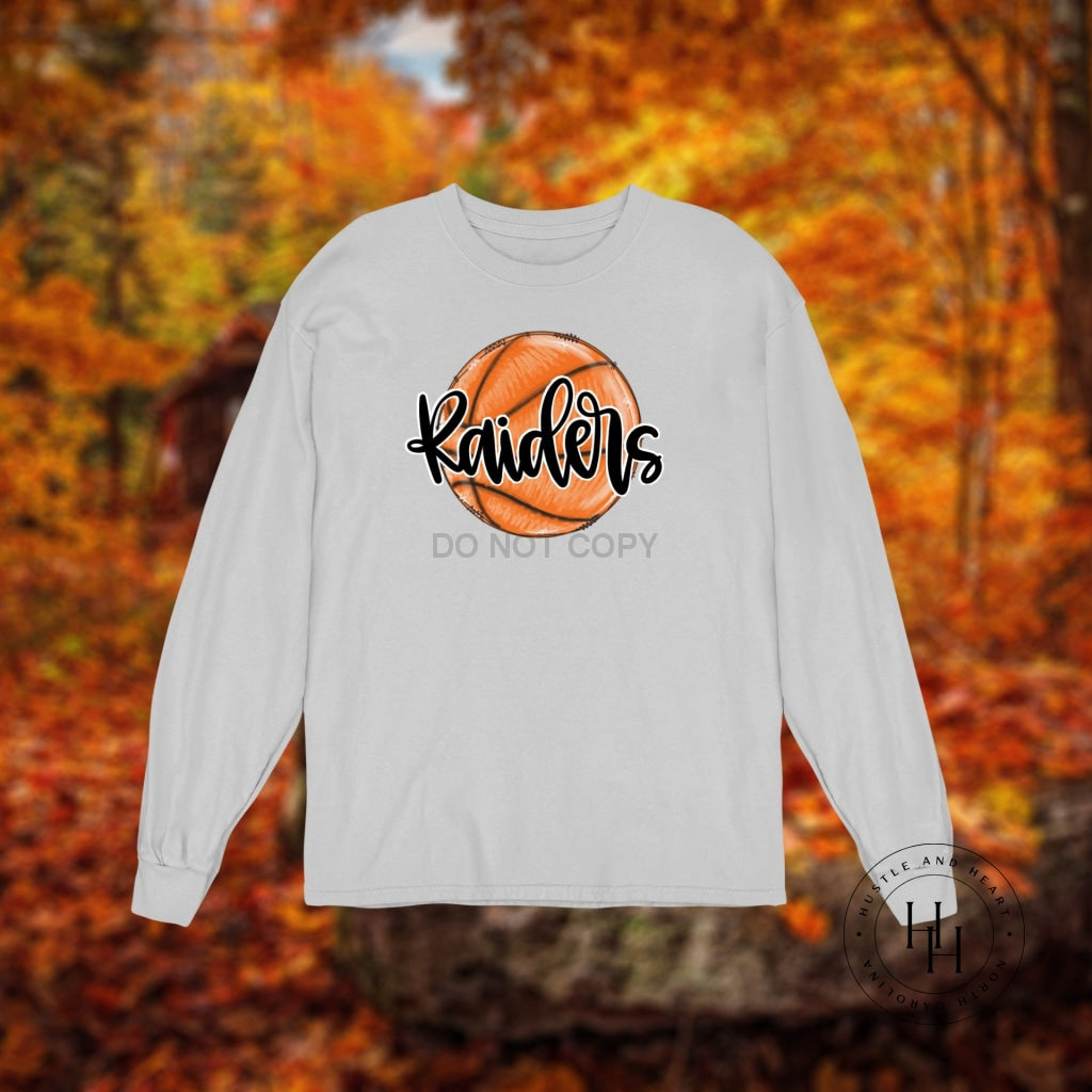 Basketball Team Name Long Sleeve - Q-T Shirt