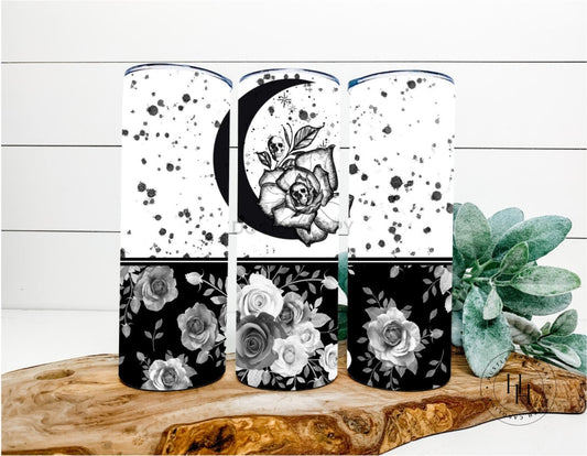 Skellie Moon Completed 20Oz Skinny Tumbler Sublimation