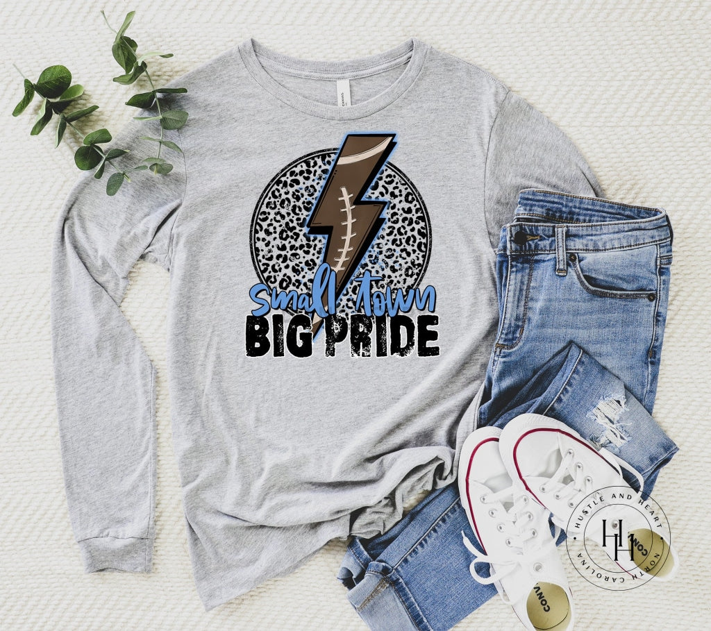 Small Town Big Pride Caronlia Blue Graphic Tee Shirt