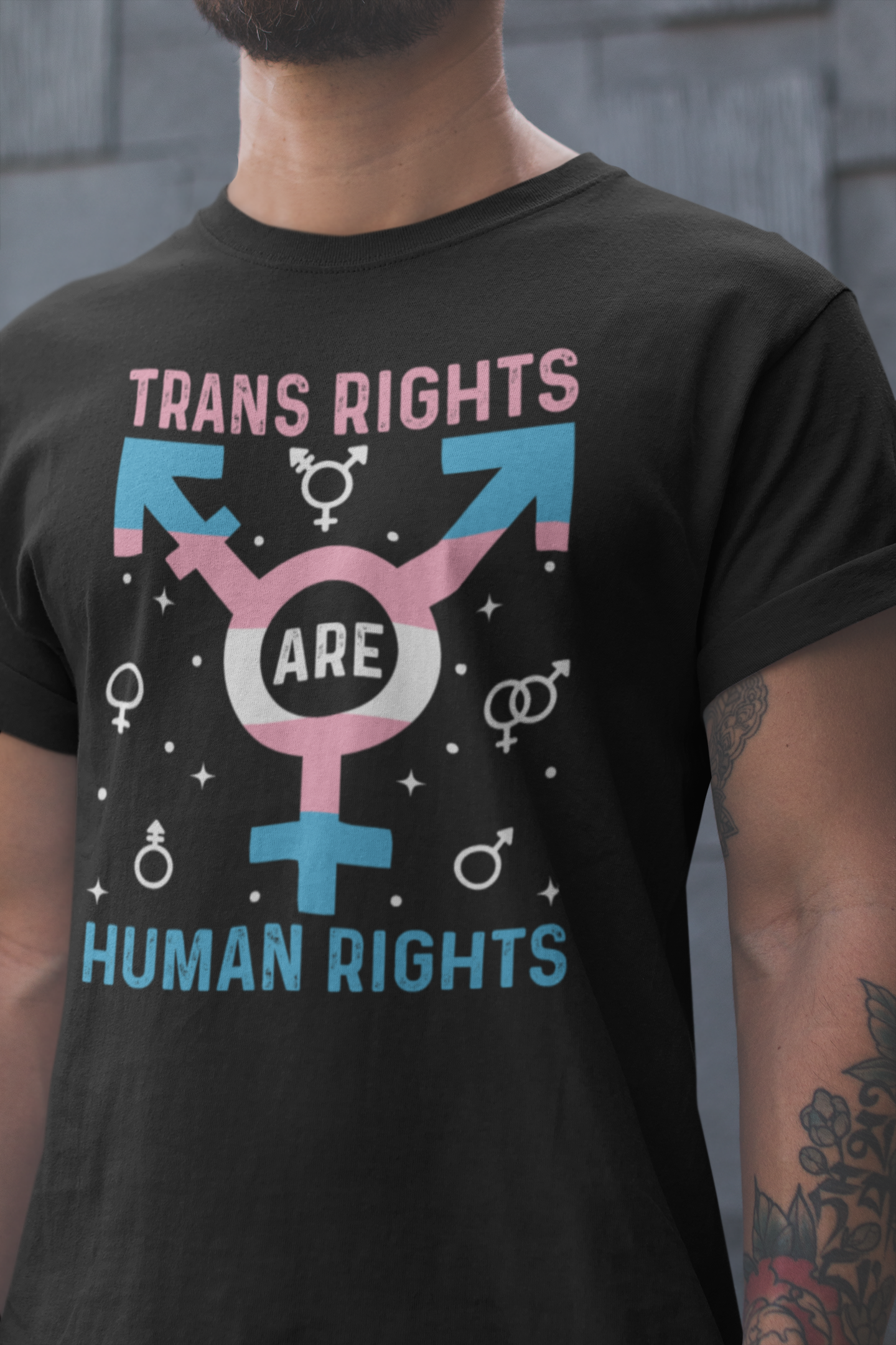 Trans Rights Are Human Rights Graphic Tee