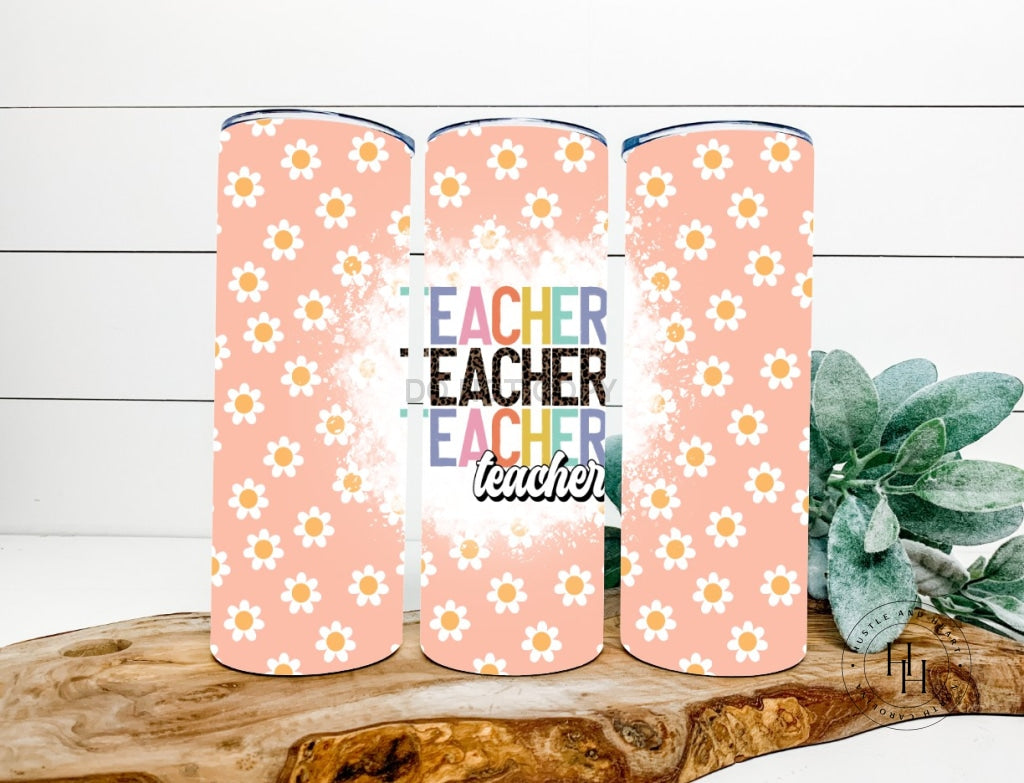 Teacher Completed 20Oz Skinny Tumbler Sublimation